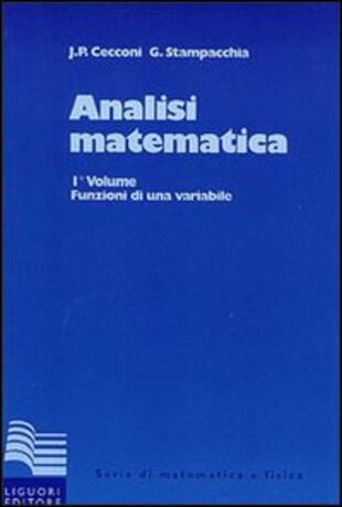 copertina Analisi matematica