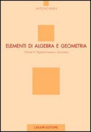 copertina Elementi di algebra e geometria