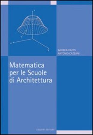 copertina Matematica per le scuole di architettura