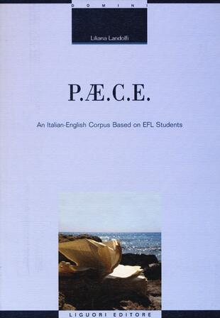 copertina P.AE.C.E. An Italian-English corpus based on EFL students