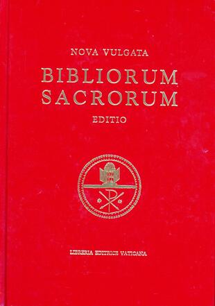 copertina Bibliorum sacrorum nova vulgata editio. Editio maior
