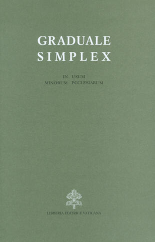 copertina Graduale simplex (in usum minorum ecclesiarum). Editio typica altera