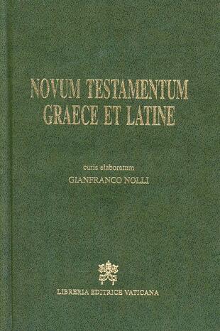 copertina Novum Testamentum graece et latine. Curis elaboratum