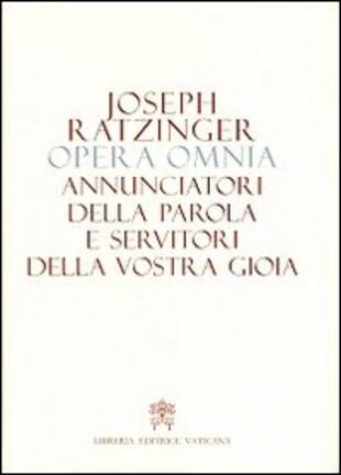 copertina Opera omnia di Joseph Ratzinger