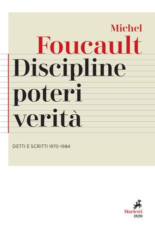 copertina Discipline, poteri, verità. Detti e scritti (1970-1984)