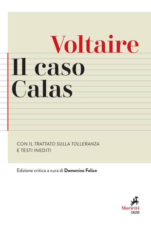 copertina Il caso Calas. Con il Trattato sulla tolleranza e testi inediti. Ediz. critica