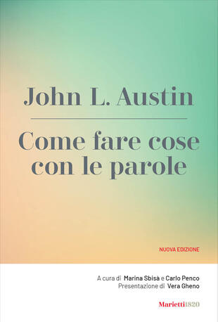 copertina Come fare cose con le parole. Nuova ediz.