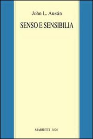 copertina Senso e sensibilia