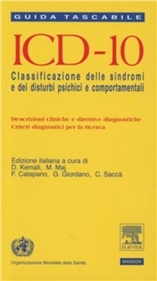 copertina Guida tascabile ICD-10. Classificazioni delle sindromi dei disturbi psichici e comportamentali