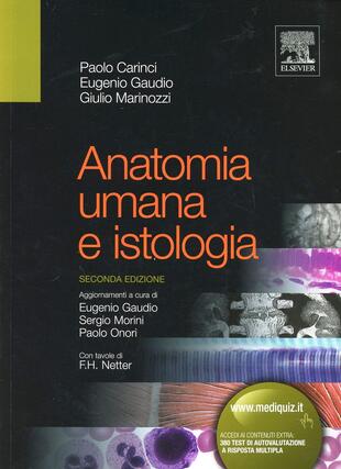 copertina Anatomia umana e istologia