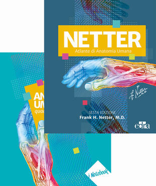 copertina Netter. Atlante di anatomia umana. Con quaderno degli esercizi di anatomia