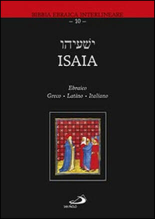 copertina Isaia. Ediz. ebraica, greca, latina e italiana