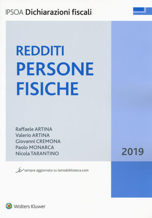 copertina Redditi persone fisiche