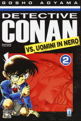 copertina Detective Conan vs uomini in nero