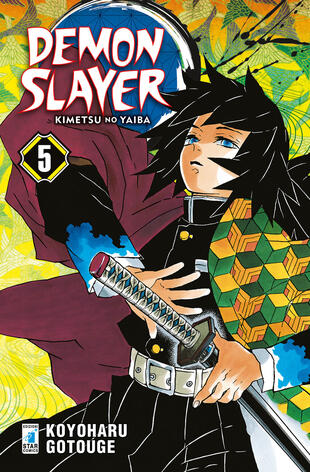 copertina Demon slayer. Kimetsu no yaiba. Vol. 5