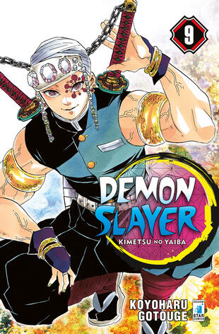 copertina Demon slayer. Kimetsu no yaiba. Vol. 9