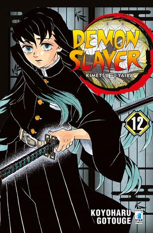 copertina Demon slayer. Kimetsu no yaiba. Vol. 12