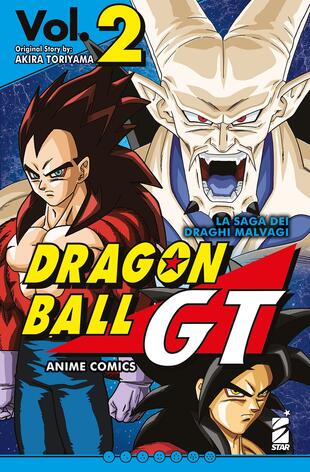 copertina La saga dei draghi malvagi. Dragon Ball GT. Anime comics. Vol. 2