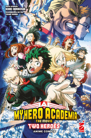 copertina Two heroes. My Hero Academia the movie. Anime comics