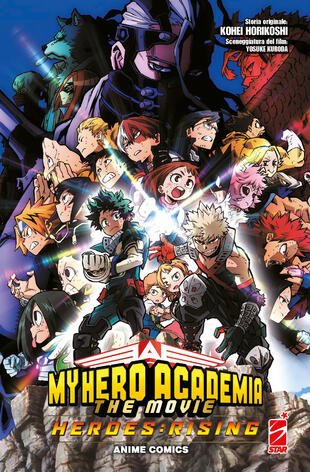 copertina Heroes: rising. My Hero Academia the movie