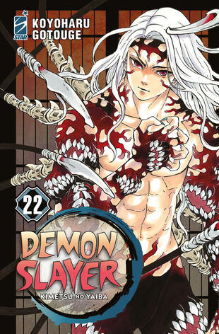 copertina Demon slayer. Kimetsu no yaiba. Vol. 22