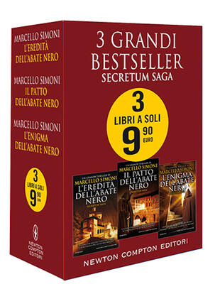 copertina 3 grandi bestseller. Secretum Saga