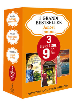 copertina 3 grandi bestseller Amori lontani