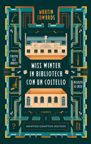 copertina Miss Winter in biblioteca con un coltello