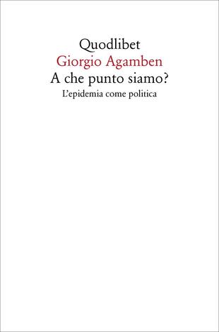 copertina A che punto siamo? L'epidemia come politica