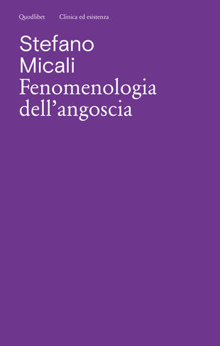 copertina Fenomenologia dell'angoscia