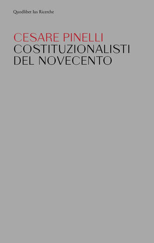 copertina Costituzionalisti del Novecento