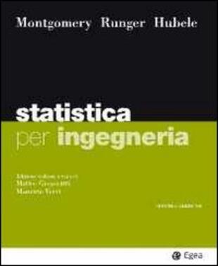 copertina Statistica per ingegneria