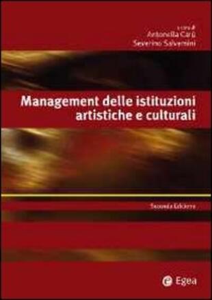 copertina Management delle istituzioni artistiche e culturali
