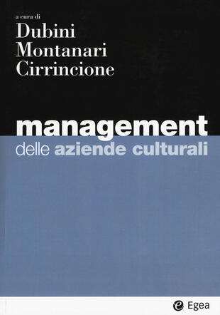 copertina Management delle aziende culturali