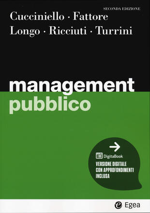 copertina Management pubblico. Con DigitaBook