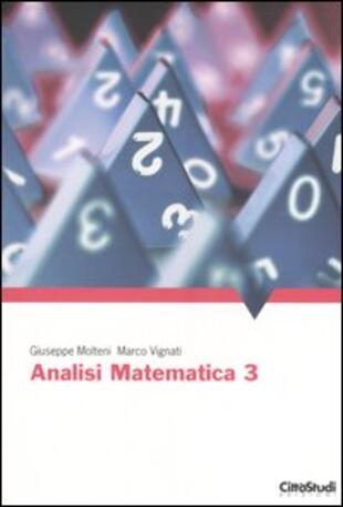 copertina Analisi matematica 3