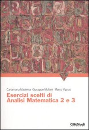 copertina Esercizi scelti di analisi matematica 2 e 3