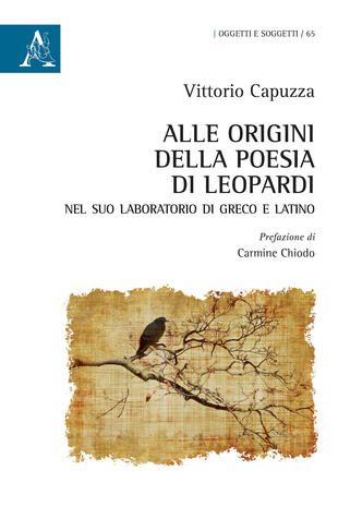copertina Alle origini della poesia di Leopardi nel suo laboratorio di greco e latino
