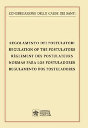 copertina Regolamento dei postulatori