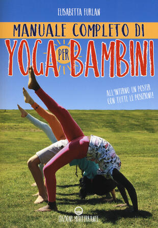 copertina Manuale completo di yoga per bambini. Con Poster