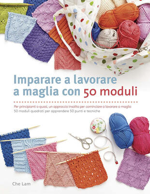 copertina Imparare a lavorare a maglia con 50 moduli. Ediz. illustrata