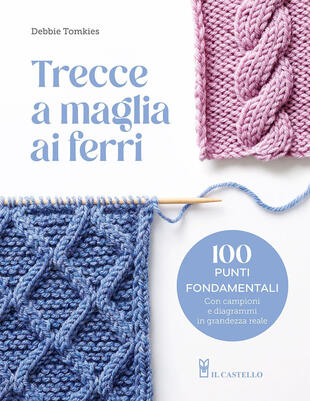 copertina Trecce a maglia ai ferri
