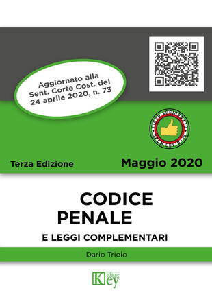 copertina Codice penale e leggi complementari 2020