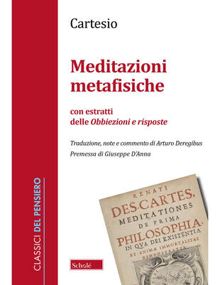 copertina Meditazioni metafisiche. Con estratti delle Obbiezioni e risposte