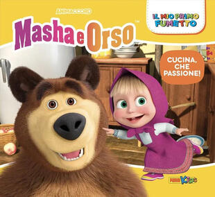 copertina Cucina, che passione! Masha e Orso. Il mio primo fumetto