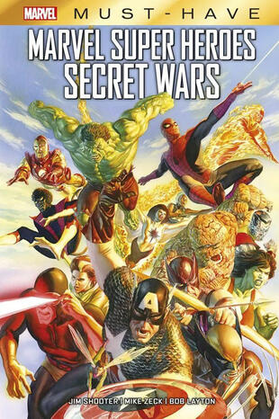copertina Secret wars. Marvel super heroes