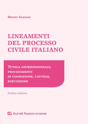 copertina Lineamenti del processo civile italiano. Tutela giurisdizionale, procedimenti di cognizione, cautele, esecuzione