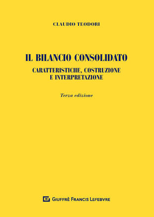 copertina Il bilancio consolidato. Caratteristiche, costruzione e interpretazione