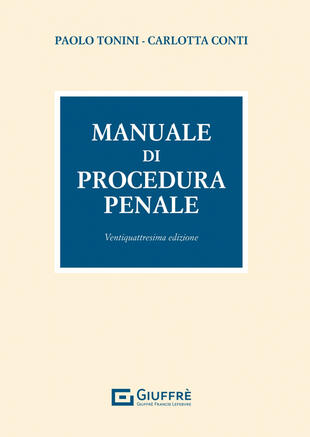 copertina Manuale di procedura penale