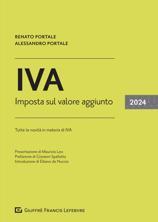 copertina IVA. Imposta sul Valore Aggiunto 2024